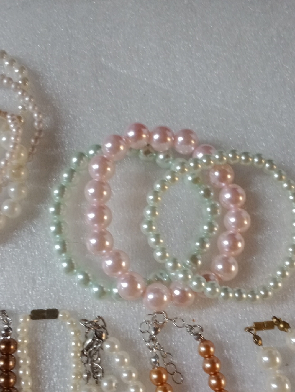 24 Piece Vintage To Modern Faux Pearl Bundle #A467 - Picture 6 of 11